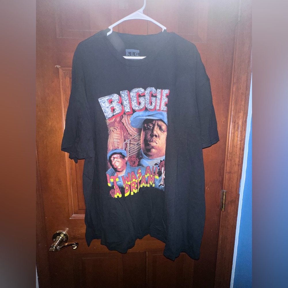 Biggie Graphic Black T-Shirt